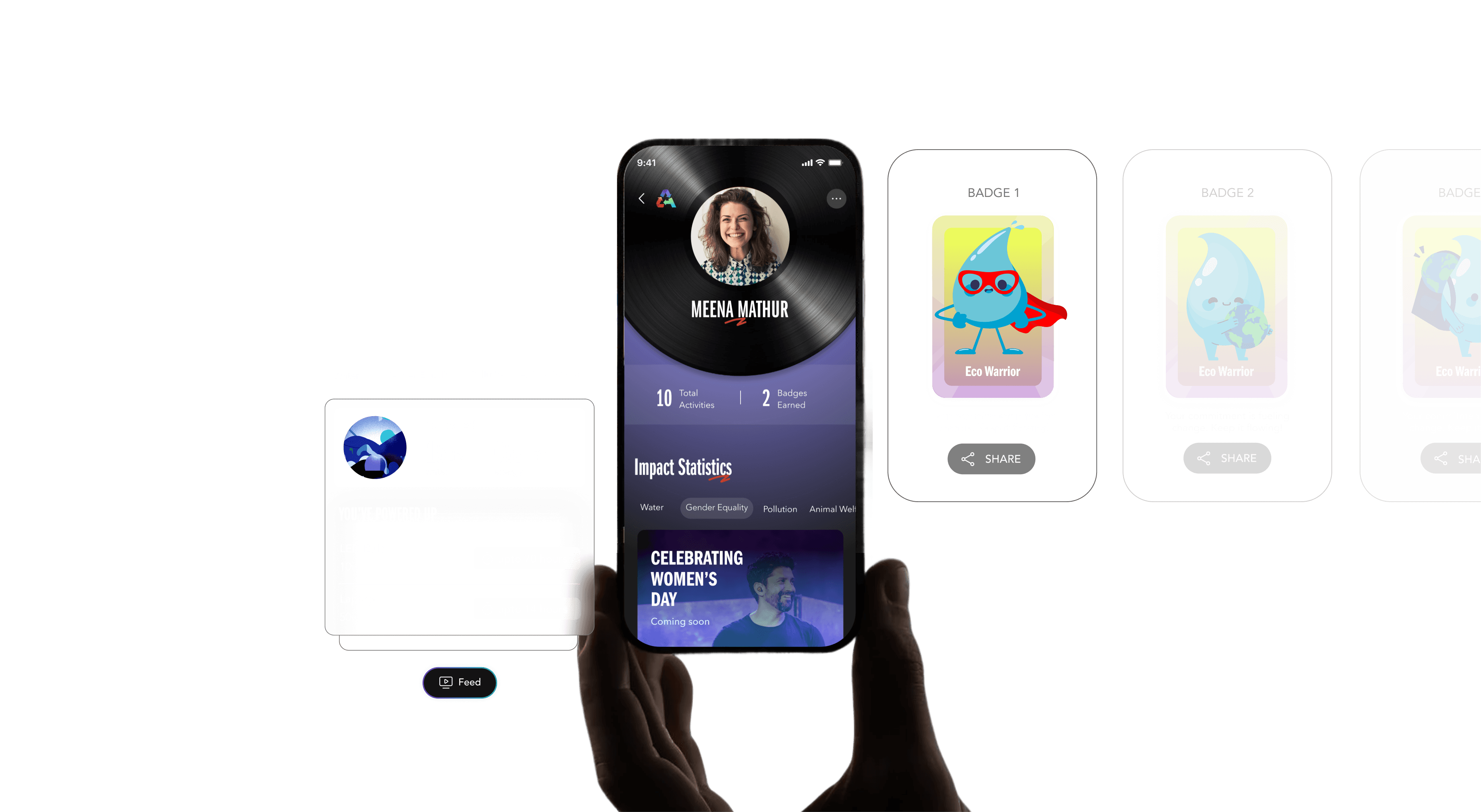 Actify platform on tablet
