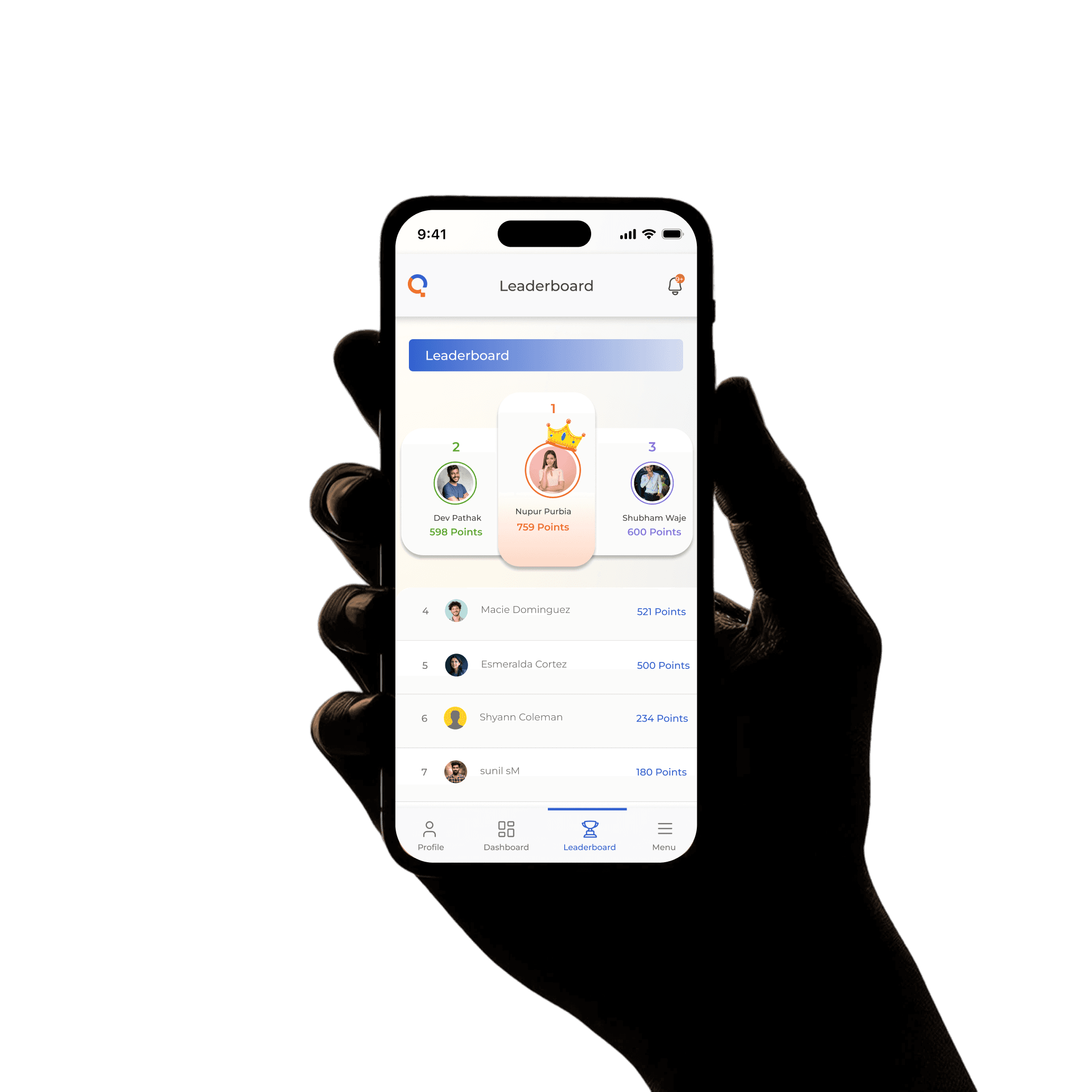 Quest platform on mobile